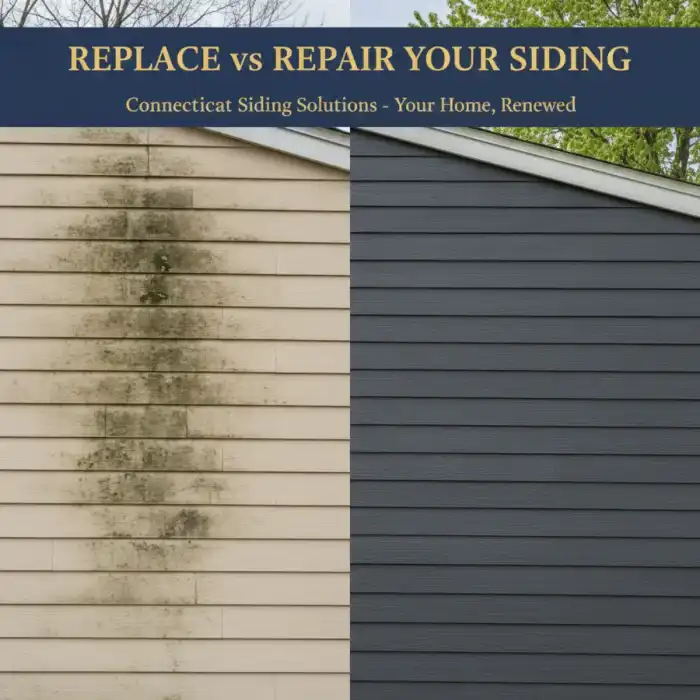 When to Replace vs. Repair Your Siding in Connecticut