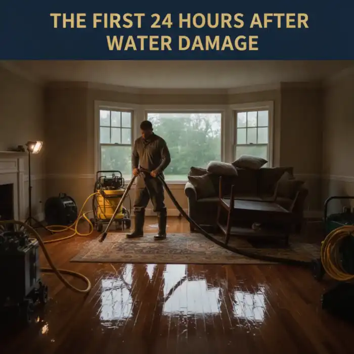 The First 24 Hours After Water Damage in Connecticut: What to Do